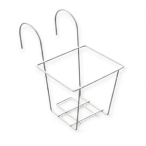 ⁦حامل زرع للبلكونة مربع مقاس 18 سم⁩