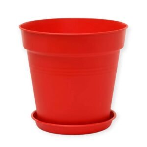 وعاء زهور من مينترا بالطبق مقاس 17 سم