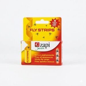 شرائط لاصق الذباب Zapi Garden - الحل الآمن والفعال (4 قطع) جودة إيطالية