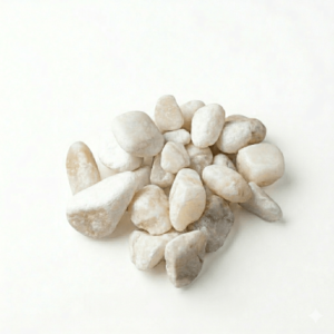 حصى رخام ألبستر طبيعي فاخر (1 كجم) - مقاس 2-3 سم - مثالي للمزهريات، الحدائق المنزلية، وأحواض السمك