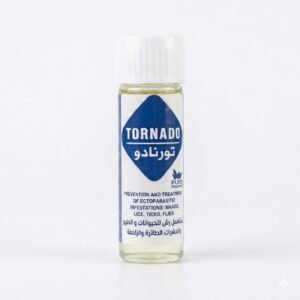 مبيد تورنادو إكسترا تركيبة قوية لإبادة النمل والصراصير والقراد - 10 مل- أمن على الحيوانات والطيور