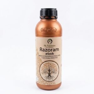 سماد ومحفز حيوي رازورام Razoram مجذر متكامل بالأحماض الأمينية والعناصر الصغرى والكبرى (1 لتر)